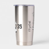 女子スポーツサッカーボール 保温保冷タンブラー (右面)