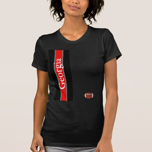 女子スポーツチームサッカージャージーTシャツ Tシャツ (正面)