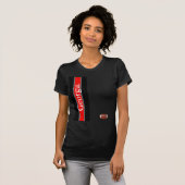女子スポーツチームサッカージャージーTシャツ Tシャツ (正面フル)