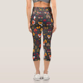 女子スポーツレギンス-トレンディーアスレチック&フィッツ カプリレギンス (裏面)