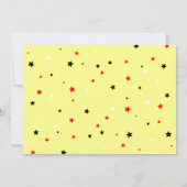 女子ソフトボール誕生日パーティーを開く 招待状 (裏面)