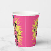 女子ソフトボール誕生日パーティー 紙コップ (右)