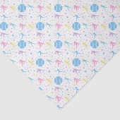 女子ソフトボール選手がスター 薄葉紙 (詳細)