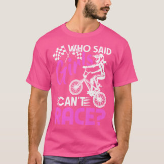 女子ダートバイクギフト用Bmxレーシングライディングシャツ Tシャツ