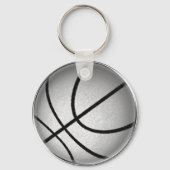 女子チームのバスケットボールパーソナライズされたのプレゼント キーホルダー (裏面)