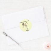 女子テニススターTシャツ&ギフト ラウンドシール (封筒)