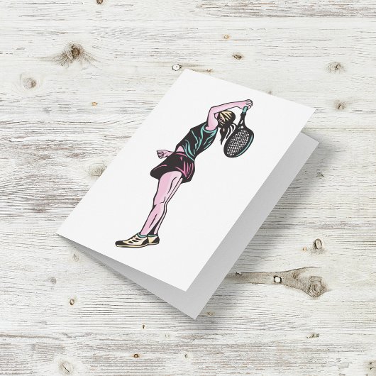 女子テニスプレーヤーカード カード