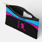 女子テニス誕生日パーティー，テニス選手のギフト アクセサリーポーチ (見開き)