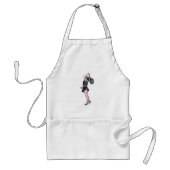 女子テニス選手 スタンダードエプロン (正面)