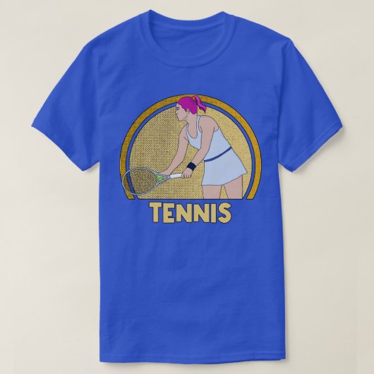 女子テニス1 Tシャツ (デザイン正面)