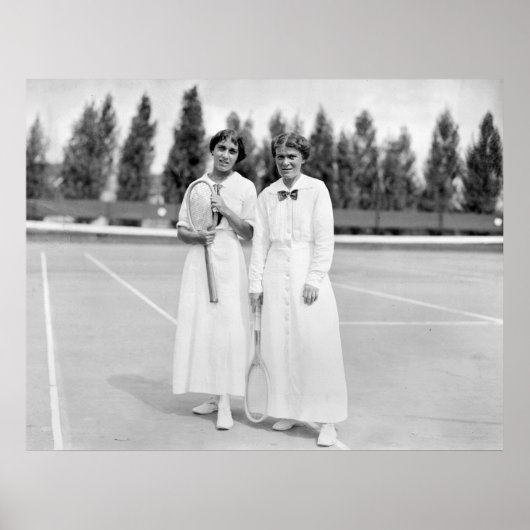 女子テニス・チャンピオン， 1913 ポスター (正面)