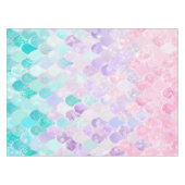 女子テーブルクロスのマーメイド誕生日パーティー テーブルクロス (正面(横))