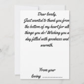 女子デイカード 招待状 (裏面)