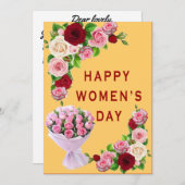 女子デイカード 招待状 (正面/裏面)