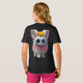 女子デザインTシャツ Tシャツ (裏面フル)