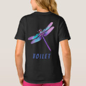 女子デザインTシャツ Tシャツ (裏面)