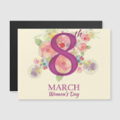 女子デー3月8日磁気カード (正面/裏面)