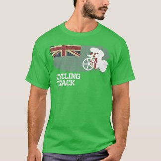 女子トラックサイクリング フィジー ロードバイク スピード サイクリスト Tシャツ