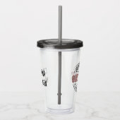 女子トリップで何が起こカスタムるか女子ウィークエンド アクリルタンブラー (右)