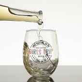 女子トリップで何が起こカスタムるか女子ウィークエンド ステムなしワイングラス