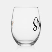 女子トリップで何が起こカスタムるか女子ウィークエンド ステムなしワイングラス (左)