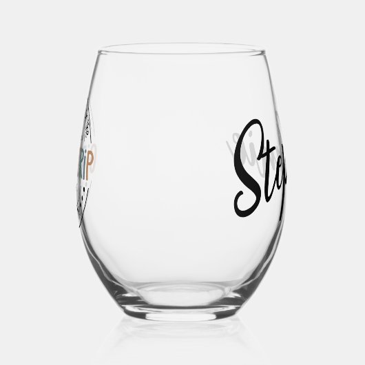 女子トリップで何が起こカスタムるか女子ウィークエンド ステムなしワイングラス (左)