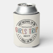 女子トリップで何が起こカスタムるか女子ウィークエンド 缶クーラー (缶裏面)