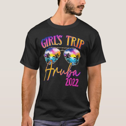女子トリップアルバ2022サングラスサマーマッチングG Tシャツ (正面)