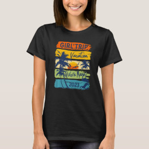 女子トリップリビエラマヤメキシコ2023かわいい女の子ウィー Tシャツ