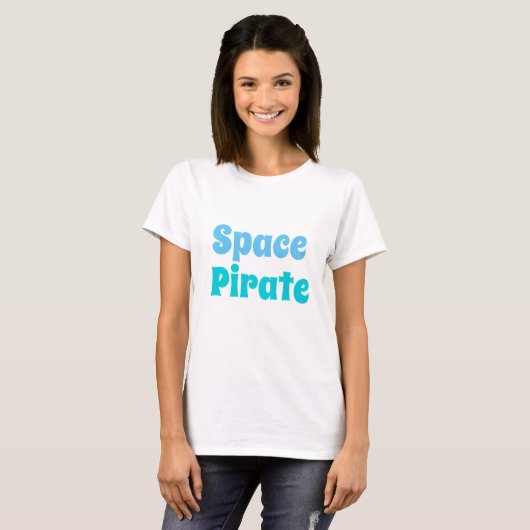 女子ノベルティティー宇宙海賊Tシャツ Tシャツ (正面フル)