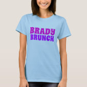女子ノベルティティーBRADY BRUNCH Tシャツ (正面)
