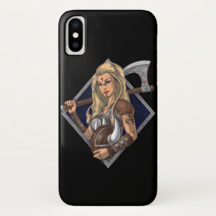 女子ノースバイキング戦士 iPhone X ケース