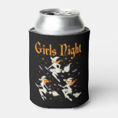 女子ハロウィーンナイト ウィッチのほうき 缶クーラー (缶正面)
