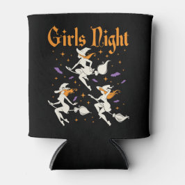 女子ハロウィーンナイト ウィッチのほうき 缶クーラー