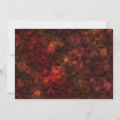 女子ハロウィーン·スプークタクル誕生日パーティー 招待状 (裏面)