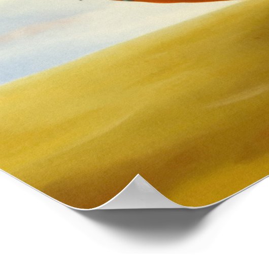 女子ハート ポスター (角)