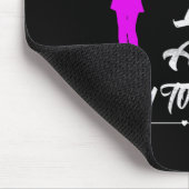 女子バスケッおもしろいプ遊ルのようにバスケットボールの女性 マウスパッド (コーナー)