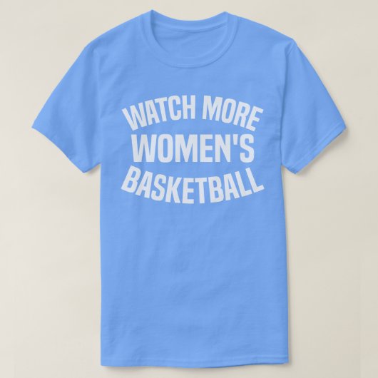 女子バスケットボールをもっと見る Tシャツ (デザイン正面)