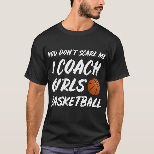 女子バスケットボールコーチBball おもしろい Punギフトアイディア Tシャツ (正面)