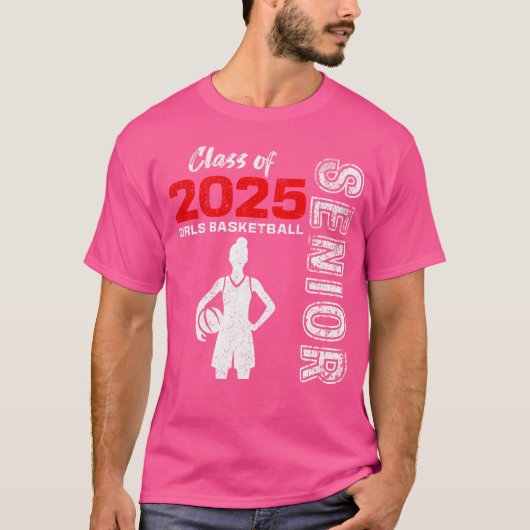 女子バスケットボールシニアクラス2025女子大生 Tシャツ (正面)