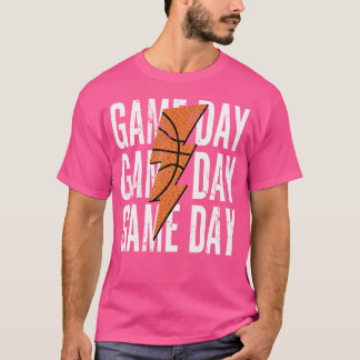 女子バスケットボールマムヒョウ試合日母ダ Tシャツ
