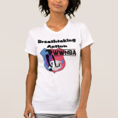 女子バスケットボール全国協会WWNBA Tシャツ (正面)