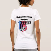 女子バスケットボール全国協会WWNBA Tシャツ (裏面)