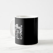 女子バスケットボール コーヒーマグカップ (正面左)