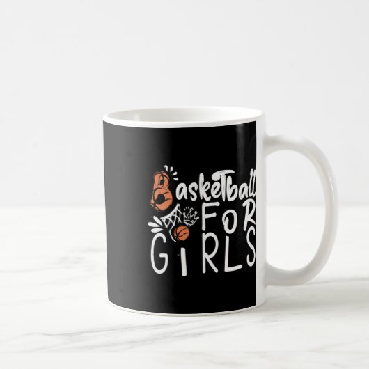 女子バスケットボール コーヒーマグカップ (右)