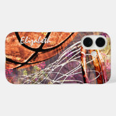 女子バスケットボール Case-Mate iPhoneケース (裏面 (横))