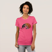女子バスケットボールTシャツ Tシャツ (正面フル)