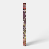 女子バスケパーソナライズされたーススポーツの贈り物 SAMSUNG GALAXYケース (左側面)