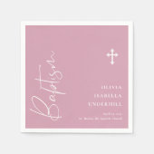 女子バプテスマの脚本 スタンダードカクテルナプキン (正面)