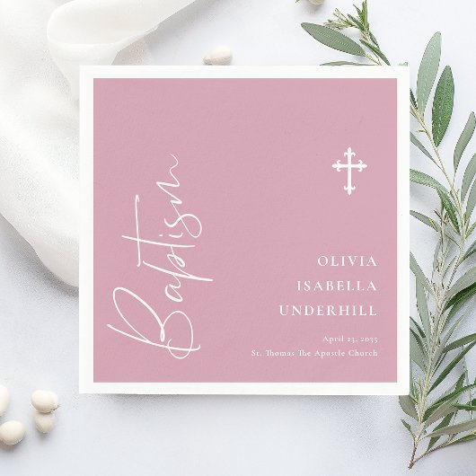 女子バプテスマの脚本 スタンダードカクテルナプキン